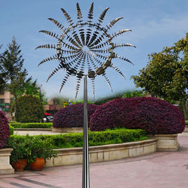 Beroemd Modern Openlucht de Tuinroestvrij staal van de metaalkunst de Windbeeldhouwwerk van 2 M Diameter