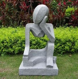 De professionele Kleine Moderne Abstracte Hand van het Steenbeeldhouwwerk die voor Tuin wordt gesneden